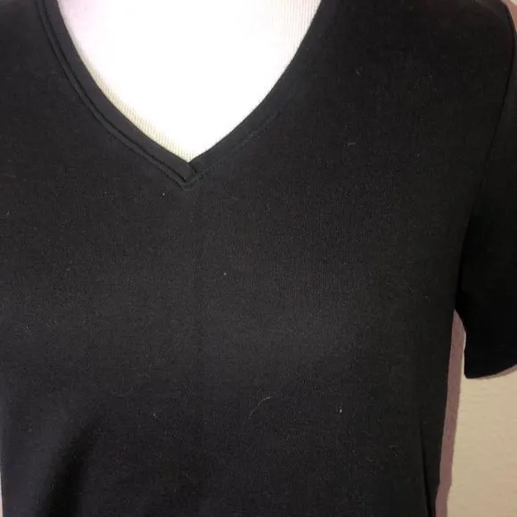 5/$30 🎈 Falls‎ creek women’s small v neck black t shirt - Image 2