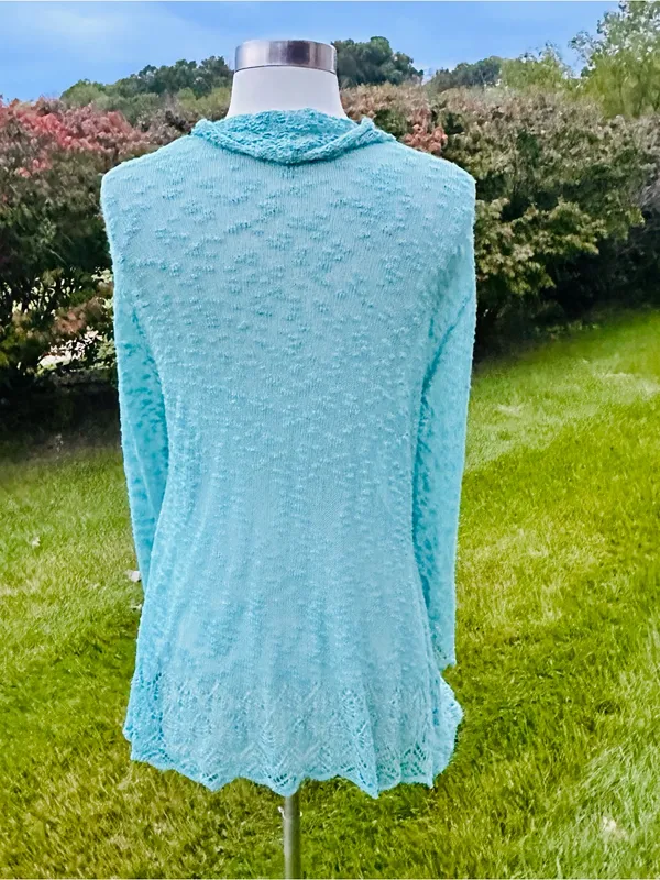 Roz & Ali Lightweight Open Front Cardigan - Image 9