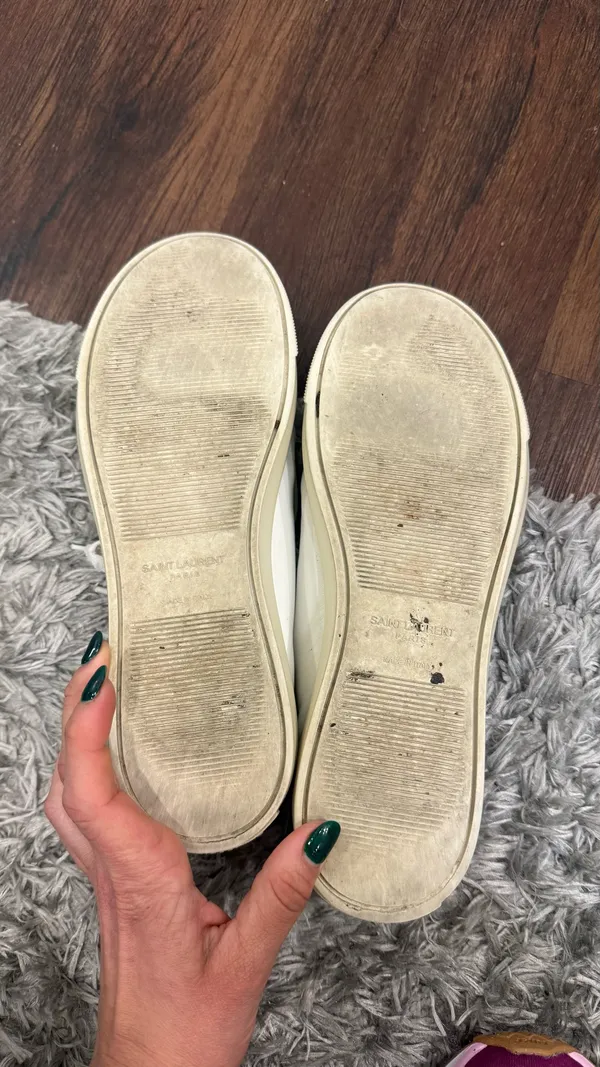 Saint Laurent low-top sneakers white sz 39 - Image 4