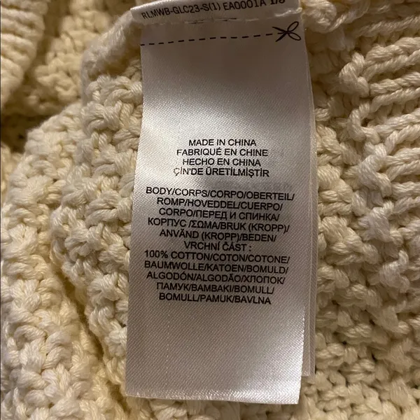 Lauren Ralph Lauren 100% cotton knit sweater - Image 6