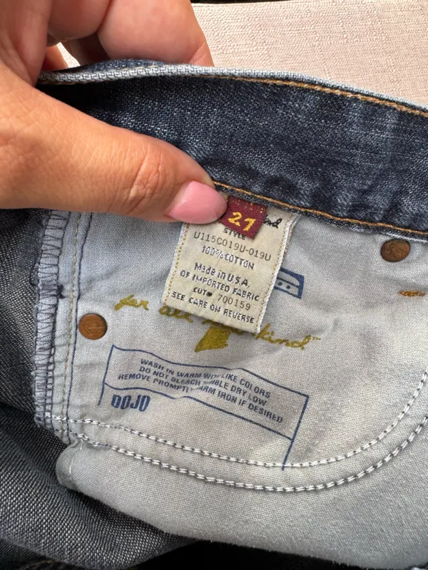 X😻7 For All Mankind Blue Flare Dojo jeans - Image 3