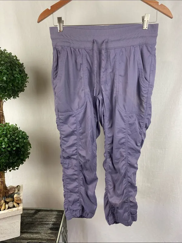 North Face Lavender Cargo Leisure Outdoor Cropped Pants S - Image 2