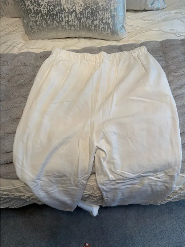 White sweatpants z supply - Image 2