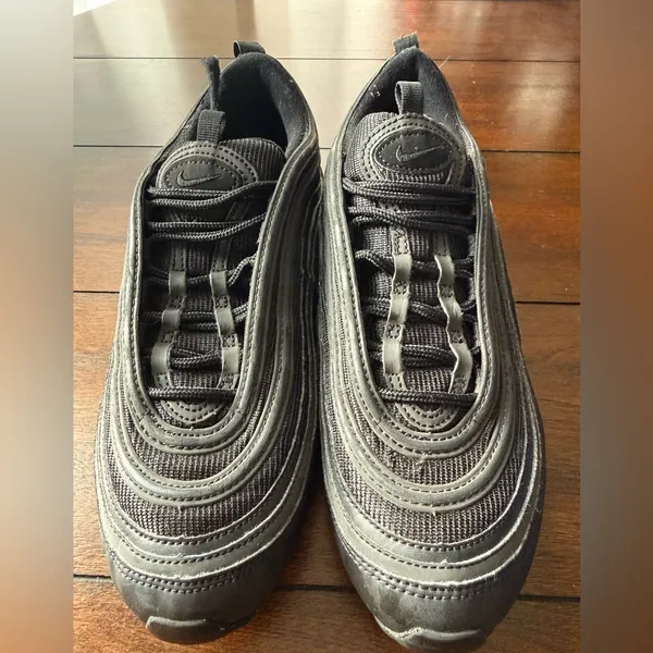 Nike Air Max 97 Triple Black Sneakers Women’s Size 8.5 - Image 2