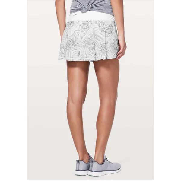 Lululemon Pace Rival‎ Skirt (Regular) *No PanelsMini Twine White Multi / White - Image 3