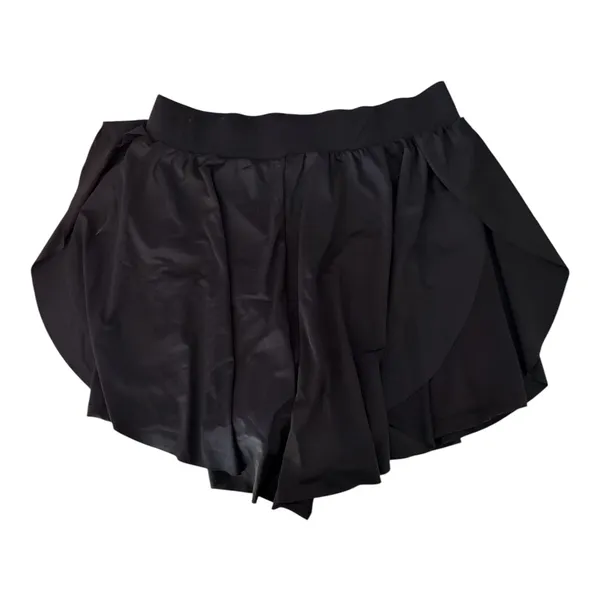Buffbunny Collection Black 2-in-1 Flowy Athletic Shorts Women’s Medium - Image 2