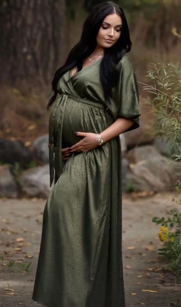 Baltic Born Silk Printed Maxi Dress - Image 4