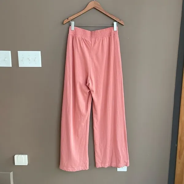 Zara Flowing Wide Leg Trousers in‎ Pink Size Medium - Image 8