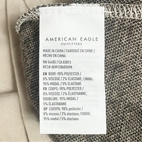NWT American Eagle Plaid Pleated Low Rise Knit Skort Shorts Small Brown Tan NEW - Image 9