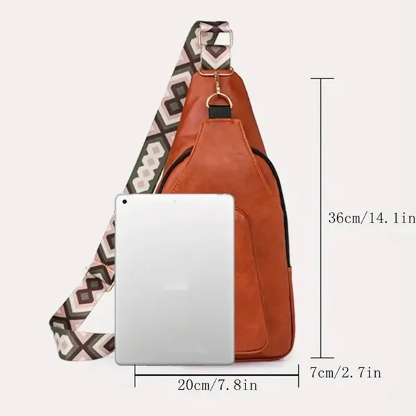 Vintage Bohemian Crossbody Bag - Beige - Image 10