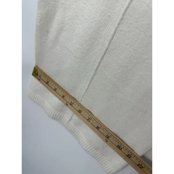 Haven Well Within Organic Cotton Pintuck Wide Leg Sweater Knit Lounge Pants S - Image 9