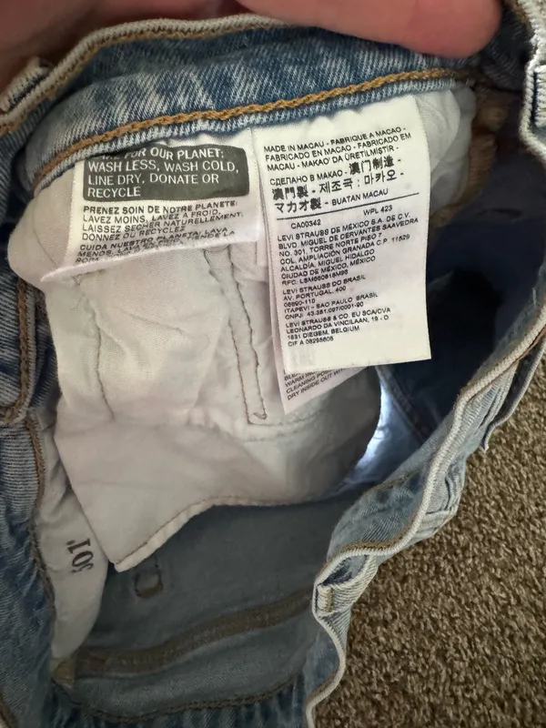 Levi’s 501 Shorts Denim - Image 3