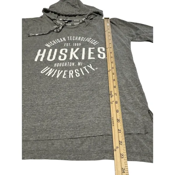 MTU Michigan Tech Huskies Women's MV Sport Lightweight Hooded Pullover Small - Image 4