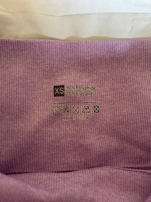 Purple Biker Shorts Size XS - Image 3