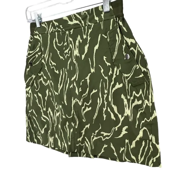 Athleta Vienna‎ Cargo Skirt Skort 2 Green Stretch Golf Sports Outdoors UPF 50+ - Image 4
