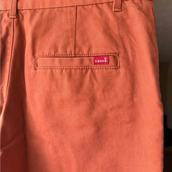 Levi's Women's Wide-Leg Trousers in Rust Orange - Image 4