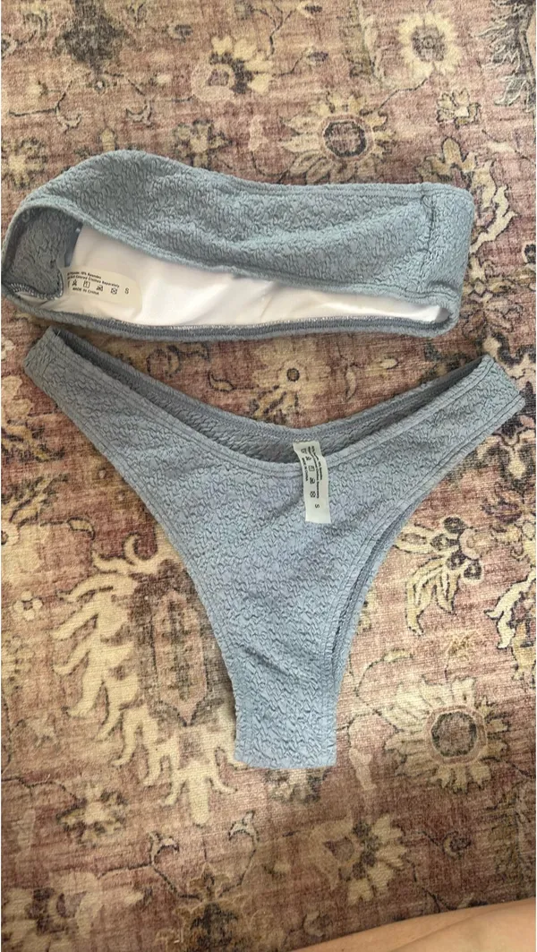 Shein Bathing Suit Baby Blue Set - Image 2
