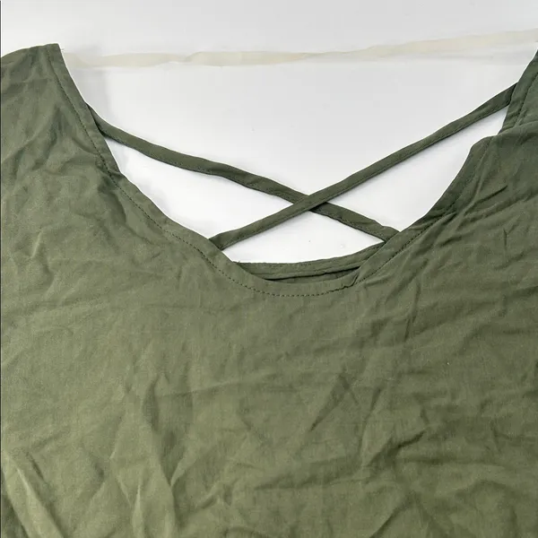 Faded Glory Sage Green Embroidered Blouse - Image 10