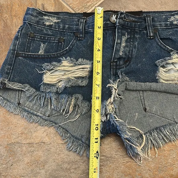 One teaspoon shorts distressed denim 26 - Image 8