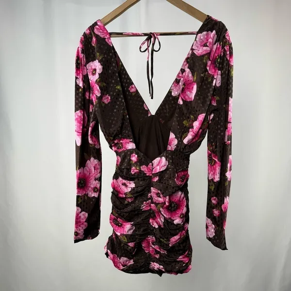 NWT Lovers + Friends Camden Mini Dress in Tessa Floral Multi Size Extra‎ Small - Image 7