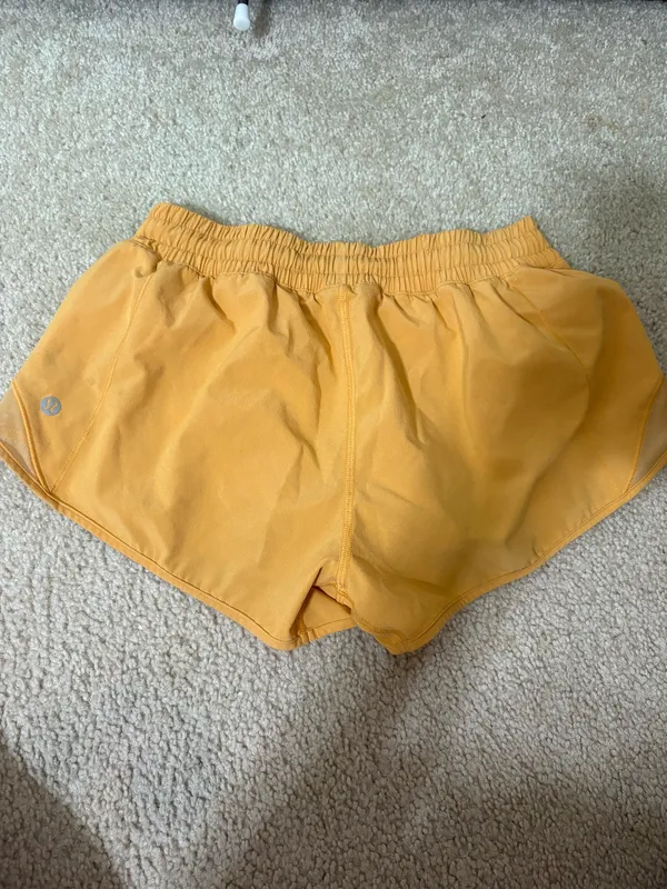 Orange Lululemon Hotty Hot Shorts 2.5" - Image 2