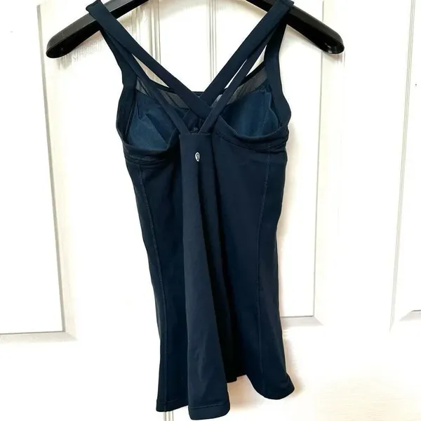 lululemon navy rally your heart tank - Image 4