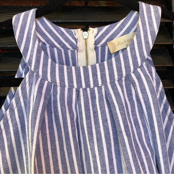 Altar'd State Striped Linen Top Blouse M - Image 2