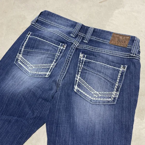 BKE Culture Stretch Bootcut Jeans Blue Medium Wash Women's SZ 30x28 Cowgirl - Image 3