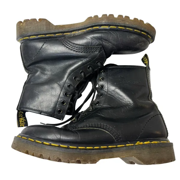 DR MARTEN’S 8 Eyelet Lace Up 1460 Combat Boots Air Cushion Women’s Size 9 - Image 9