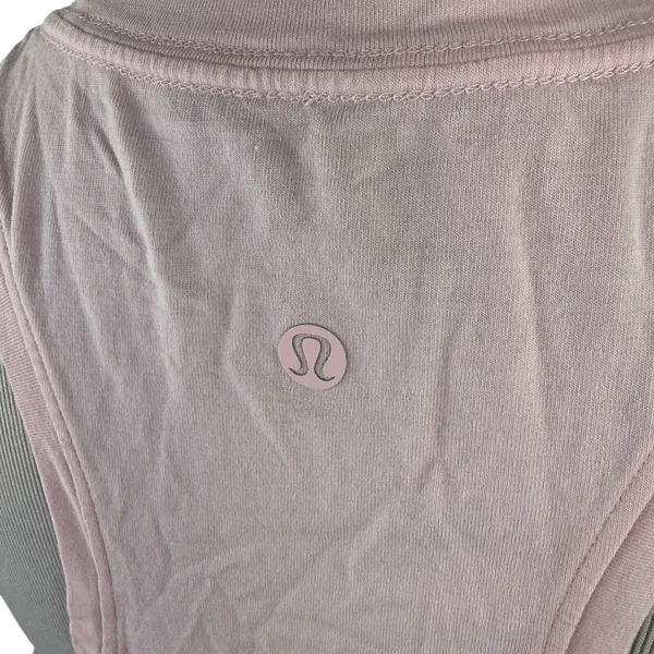 Lululemon Women's Light Pink Raceback Tank Top Shirt - Image 5