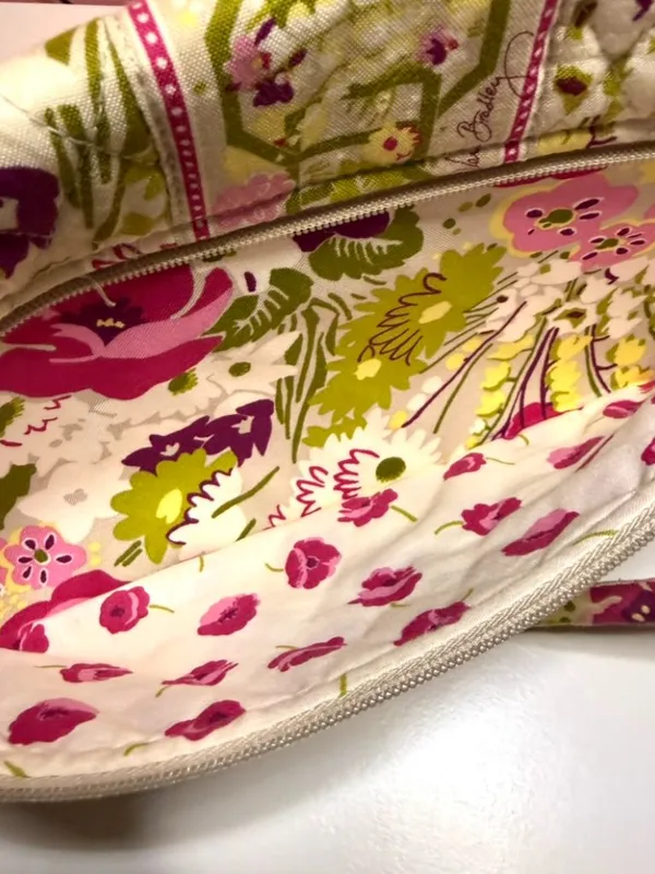 Vera Bradley Knot Just a Clutch Shoulder Bag in Make Me Blush Pattern - Image 7
