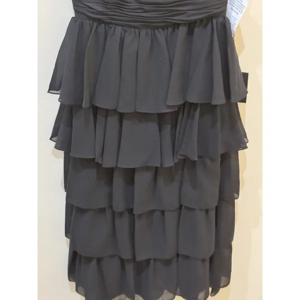 Mac Duggal Black‎ Tiered Ruffle Midi Dress Size 2 Original MSRP $358 - Image 6