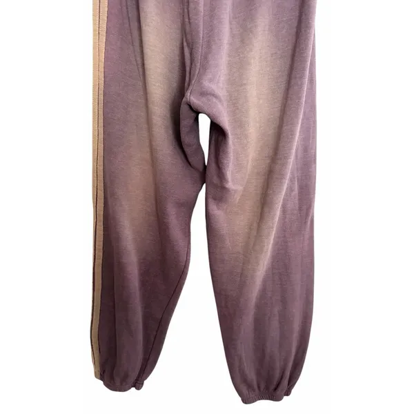 Aviator Nation 5 Stripe Sweatpants Faded Mocha Women's Size X-Large - Image 7