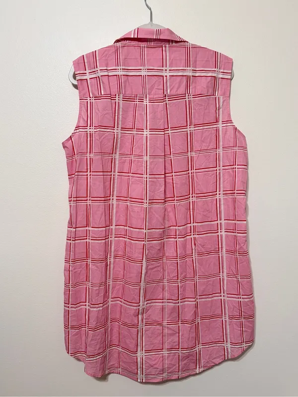 The Cat’s Pajamas Pretty in Pink Luxe Pima Sleeveless Night Shirt Size Large - Image 6