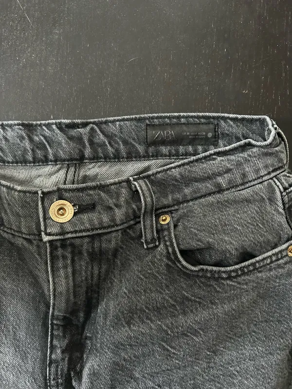 ZARA Black Jeans Low-Rise - Image 2