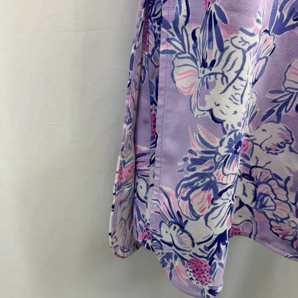 Lilly Pulitzer Trunks in the Air Ronnie Dress 14 Coastal Preppy Resort Purple - Image 4