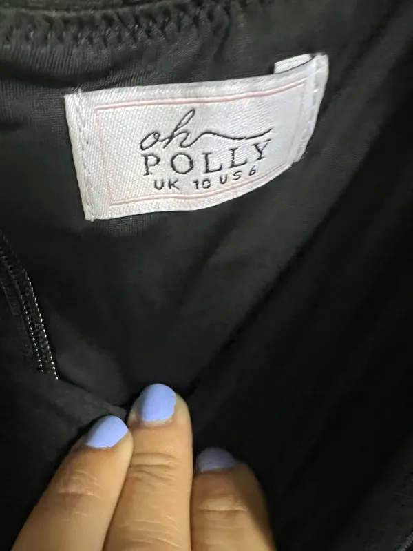 Oh Polly Dress Black - Image 7