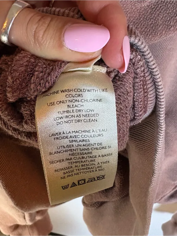 Free People Hoodie Brown Size S - Image 5