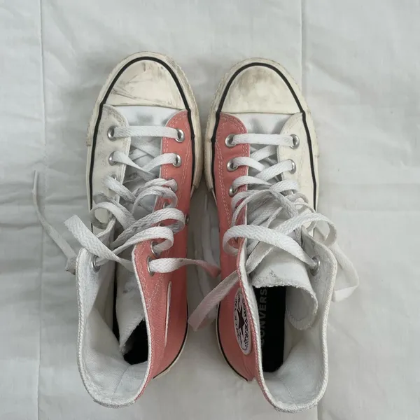 Converse Custom  High Top Platforms - Image 3