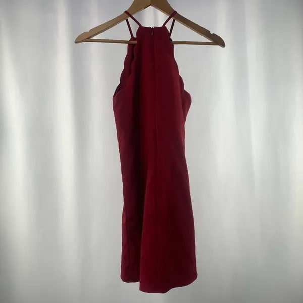 Lulus Endlessly Endearing Dress in Wine Red Size‎ Extra Small - Image 5