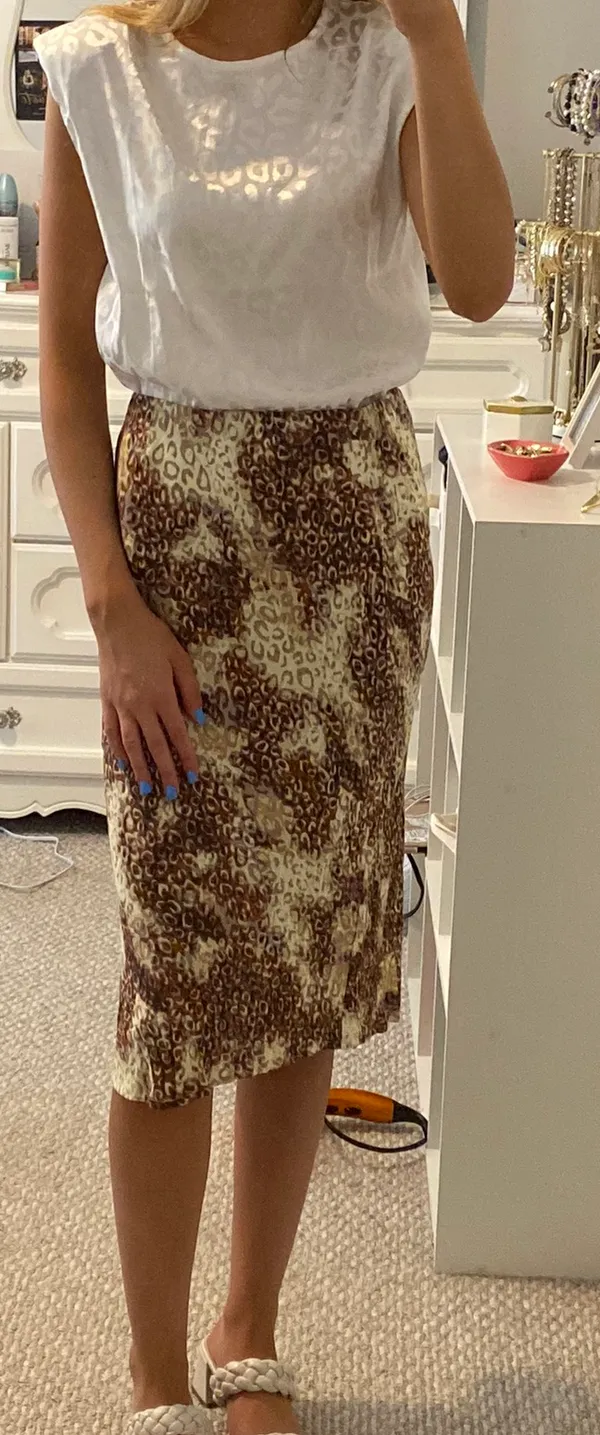 Red Dress Boutique On The Mark Multi Print Midi Skirt - Image 5