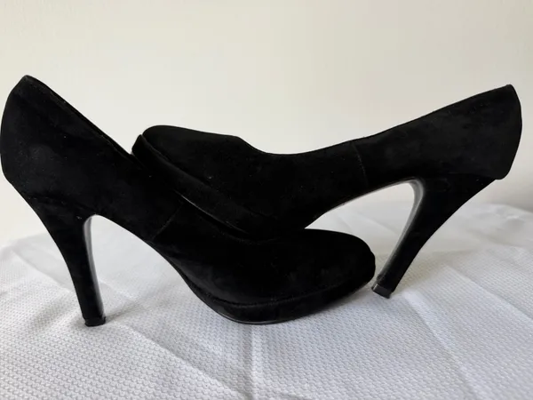 Charlotte Russe Black Velvet Heels  - Image 4