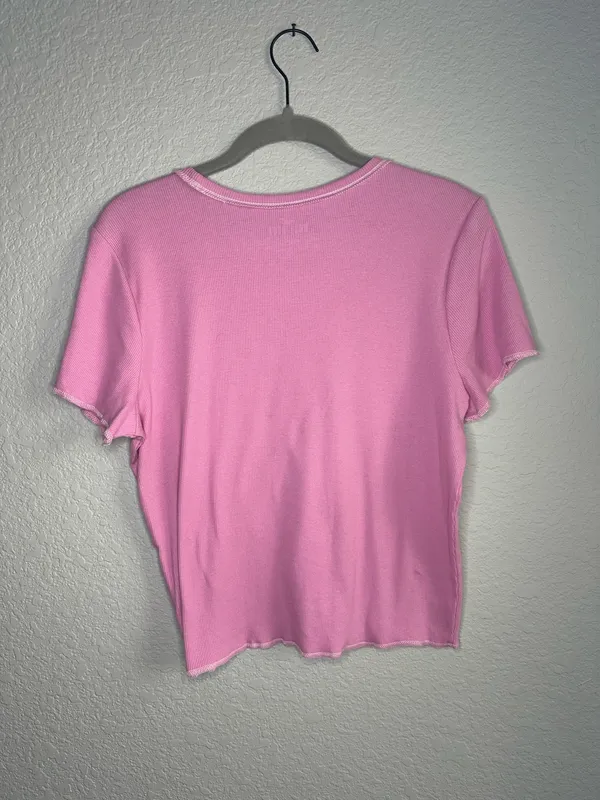 Hollister Crop Relaxed Short Sleeve T-Shirt - Image 3