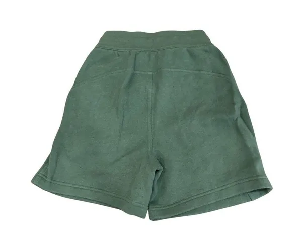 Lululemon Oversized Scuba Full Zip Hoodie and High rise shorts set Medium Forest - Image 5