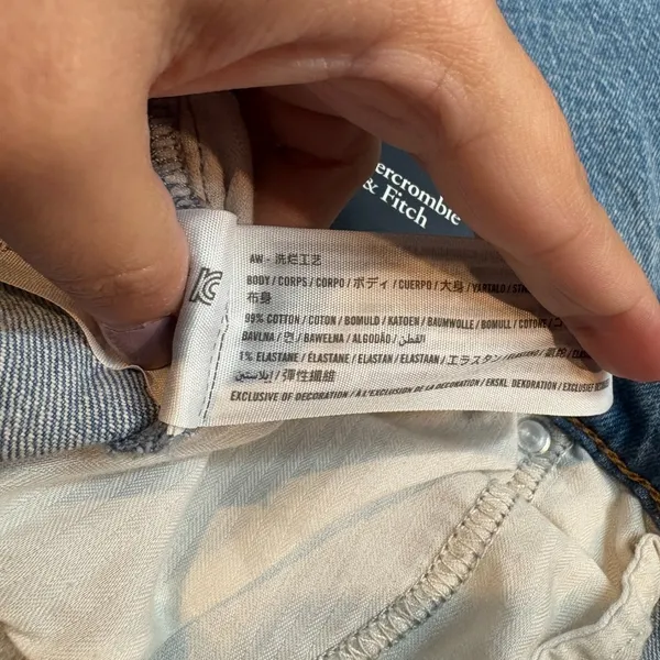 NWT Abercrombie & Fitch Ultra High Rise 90's Straight jeans - Image 6