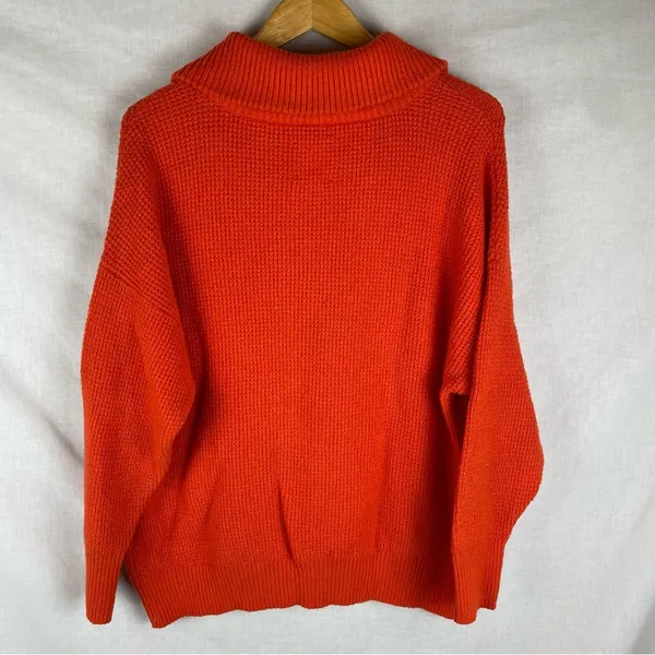 Aerie CozyUp Waffle Quarter Zip Sweater Starburst M - Image 3