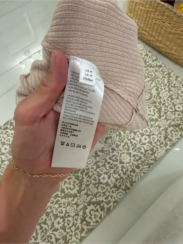 We The Free Women's beige Ribbed flowy tank - Medium - Image 3