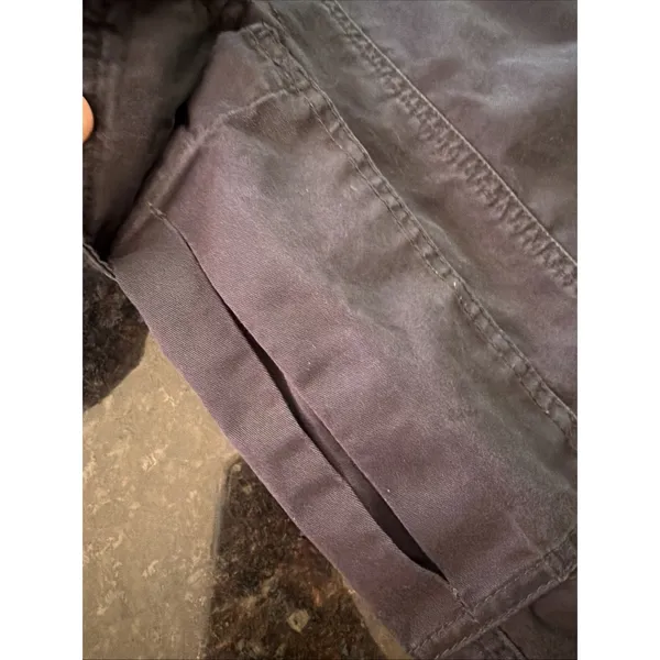 Abercrombie & Fitch Navy Cargo Pants Sz 6 Y2K Vibes Womens - Image 7