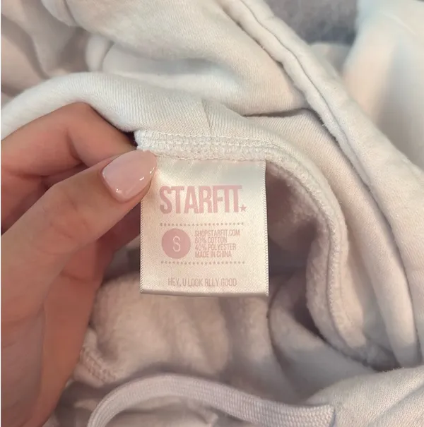 Starfit Hoodie White - Image 3