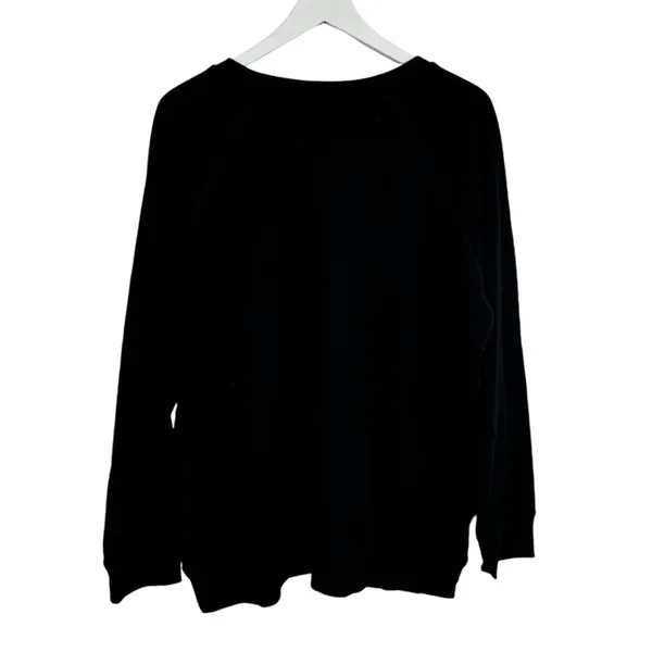 Torrid Harry Potter Deathly Hollows Sequin Graphic Raglan Sweatshirt Black 2X - Image 6